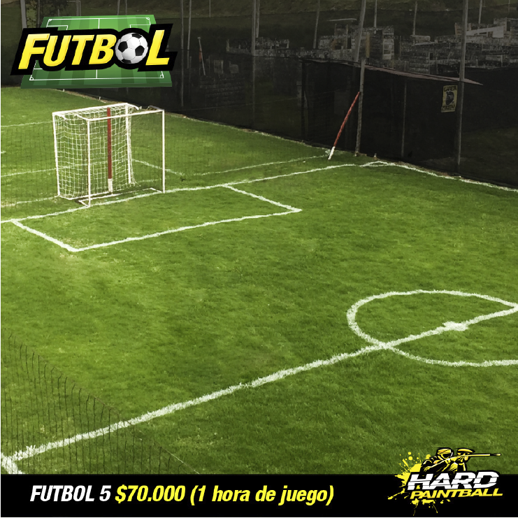 Futbol 5 hard paintball