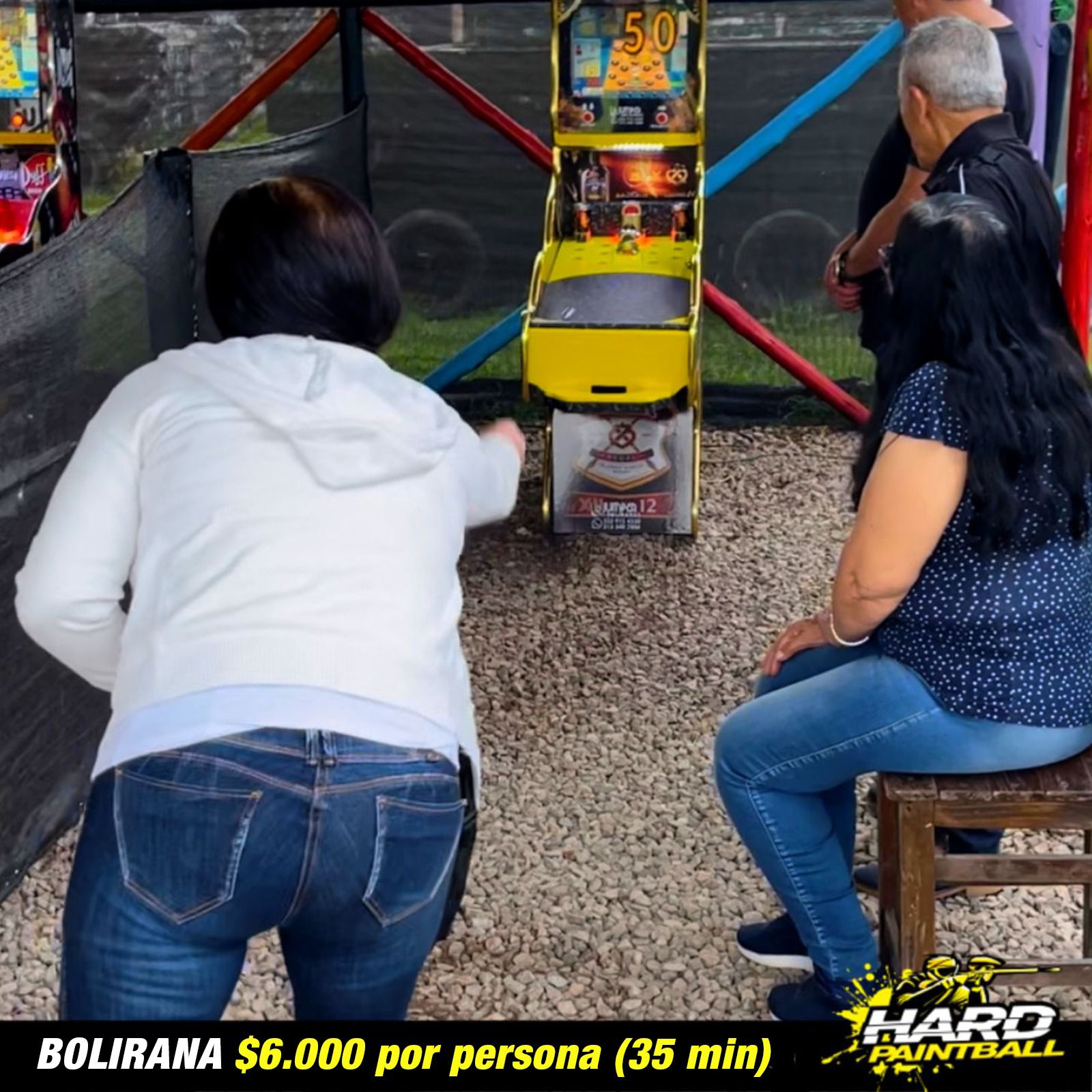 Tiro de rifle hard paintball Siberia