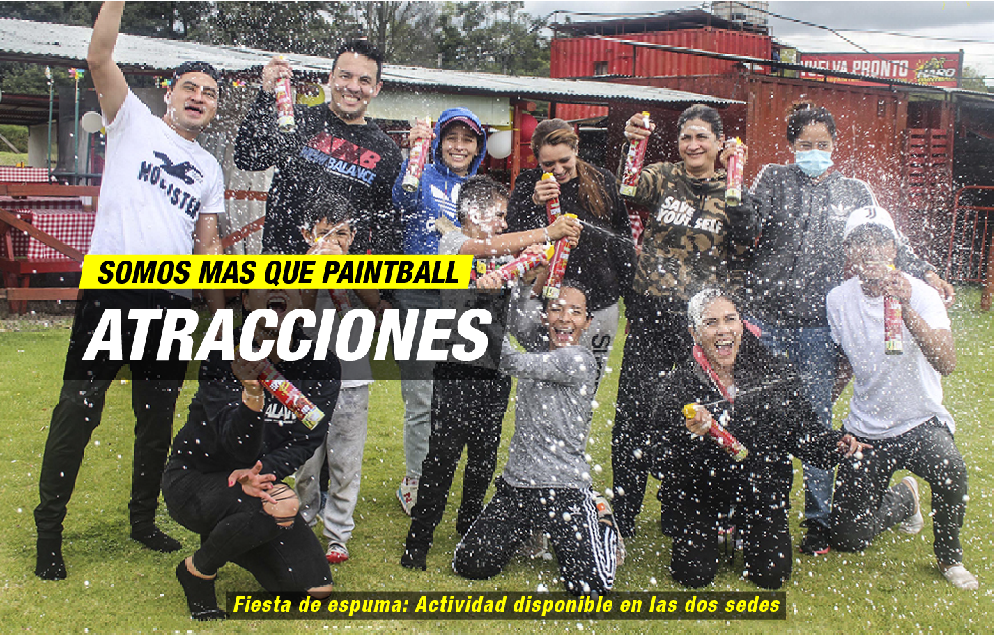 Fiesta de espuma Hard Paintball