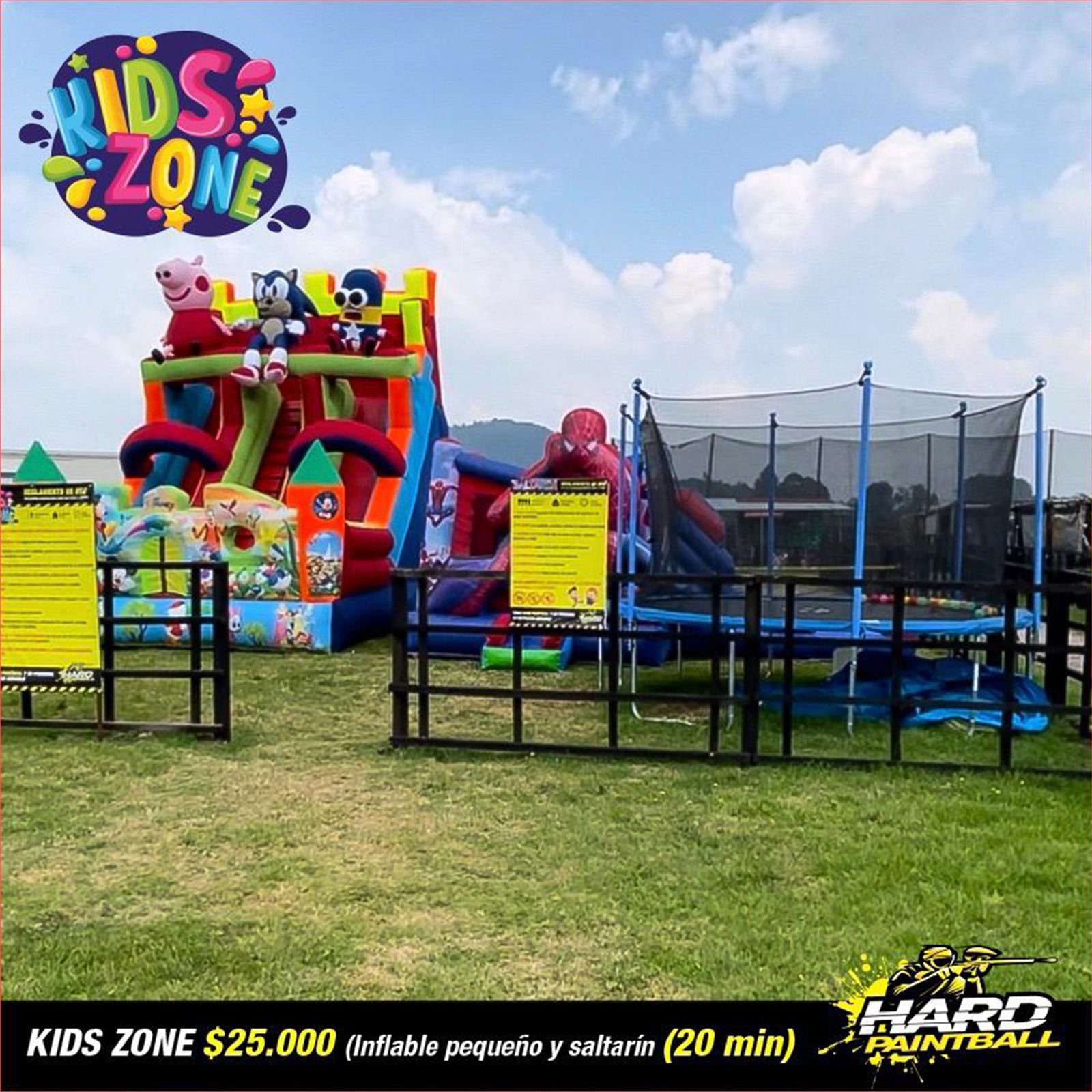 zona de niños hard paintball Siberia