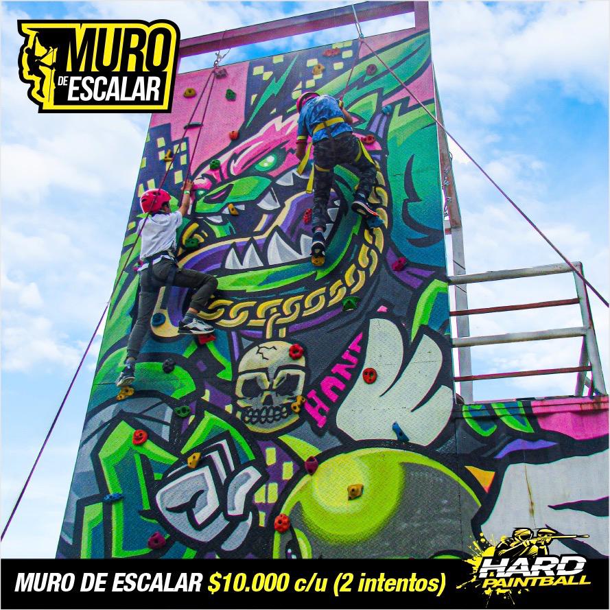 Muro de escalar hard paintball Siberia