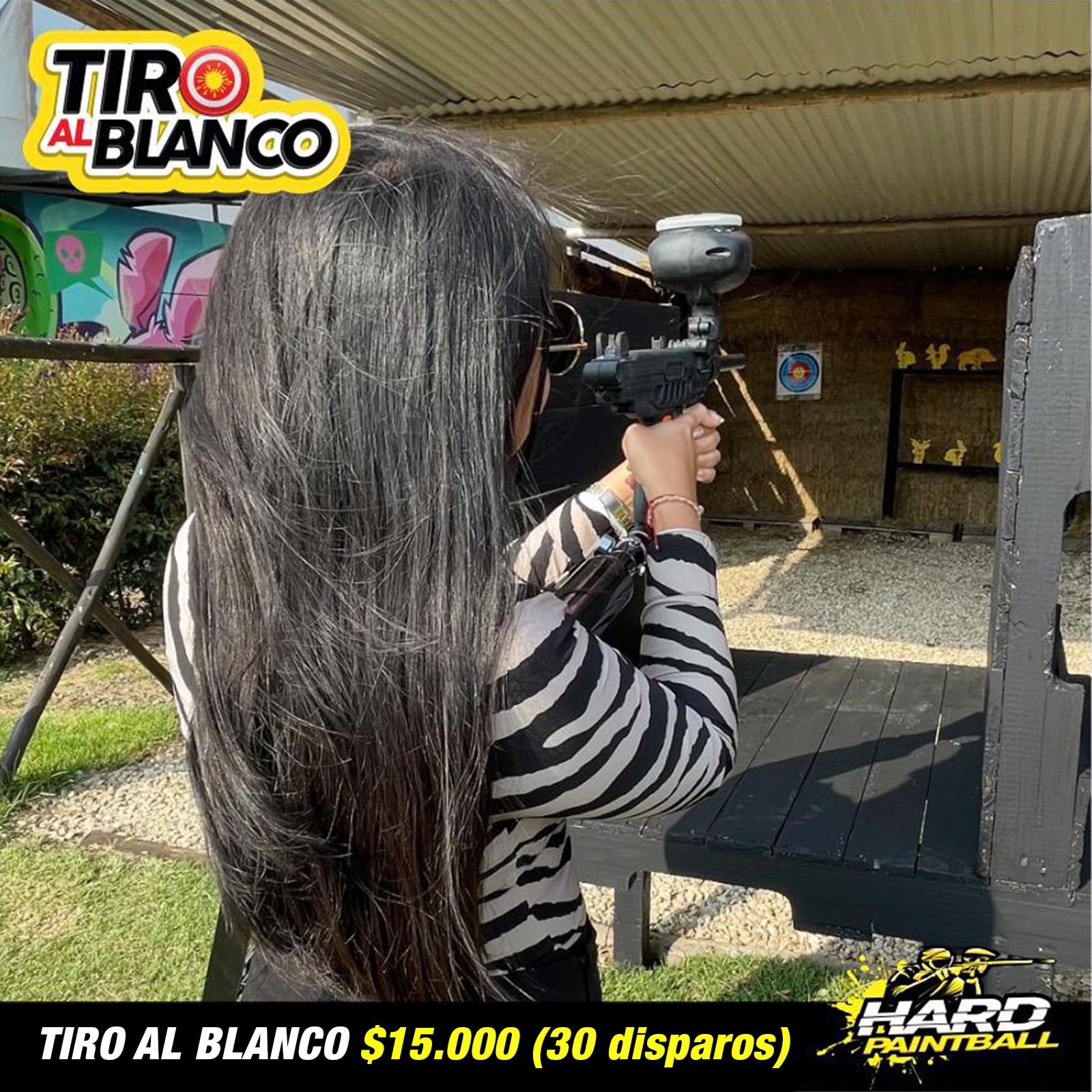 Tiro al blanco hard paintball Siberia