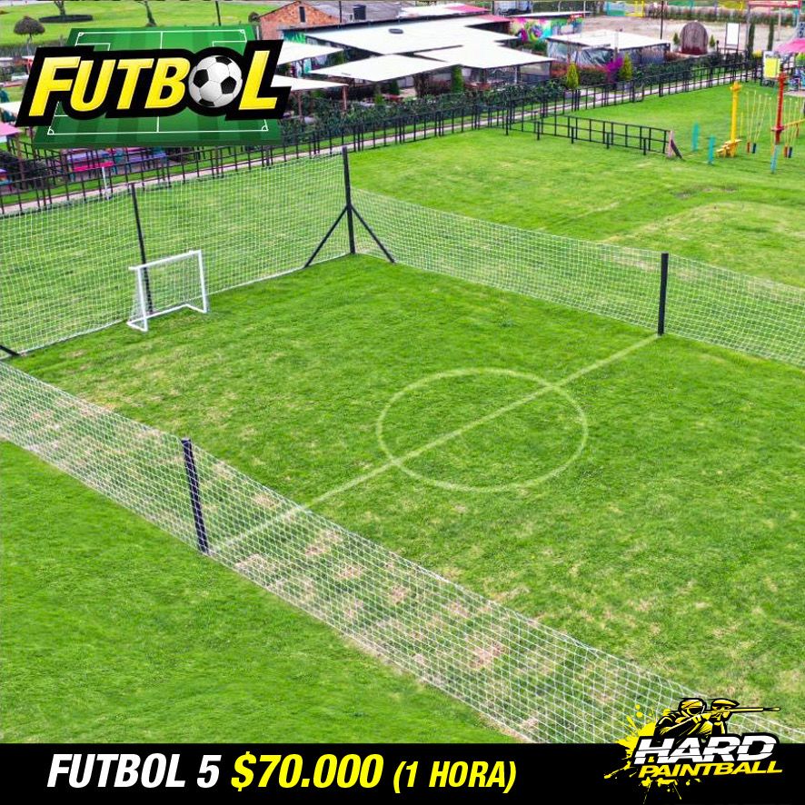 Futbol 5 hard paintball